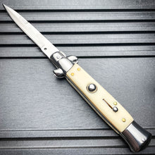 Load image into Gallery viewer, 8.75" ITALIAN STILETTO SWITCH BLADE POCKET KNIFE