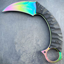 Load image into Gallery viewer, 8" MILITARY SURVIVAL KARAMBIT