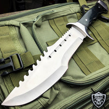 Load image into Gallery viewer, 15" RAMBO SURVIVAL KNIFE
