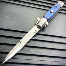 Load image into Gallery viewer, 8.75" ITALIAN STILETTO SWITCH BLADE POCKET KNIFE