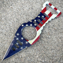 Load image into Gallery viewer, SPEAR POINT NECK KNIFE USA FLAG
