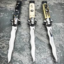 Load image into Gallery viewer, 8.75" ITALIAN STILETTO KRISS SWITCH BLADE POCKET KNIFE