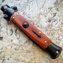 Load image into Gallery viewer, 8.75" BLACK ITALIAN STILETTO SWITCH BLADE