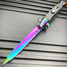 Load image into Gallery viewer, 8.75" ITALIAN STILETTO SWITCH BLADE POCKET KNIFE