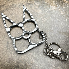 Load image into Gallery viewer, SELF DEFENSE CAT KEYCHAIN