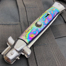 Load image into Gallery viewer, 9.5" ITALIAN STYLE STILETTO SWITCH BLADE POCKET KNIFE DRAGAON