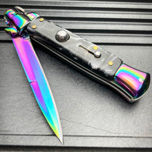 Load image into Gallery viewer, 8.75" ITALIAN STILETTO SWITCH BLADE POCKET KNIFE
