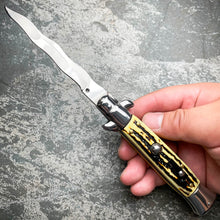 Load image into Gallery viewer, 8.75" ITALIAN STILETTO KRISS SWITCH BLADE POCKET KNIFE