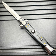 Load image into Gallery viewer, 8.75" ITALIAN STILETTO SWITCH BLADE POCKET KNIFE