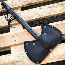 Load image into Gallery viewer, 15.5" BLACK TACTICAL AXE