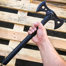 Load image into Gallery viewer, 15.5" BLACK TACTICAL AXE