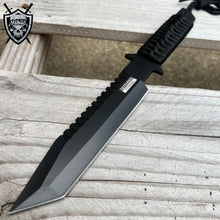 Load image into Gallery viewer, 11&quot; HUNTING KNIFE W/ FIRE STARTER
