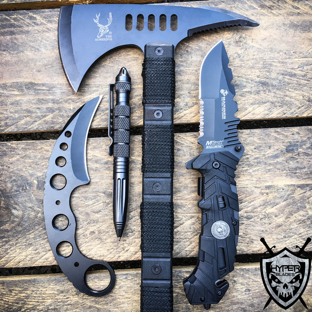 4 PC TACTICAL STEALTH SET