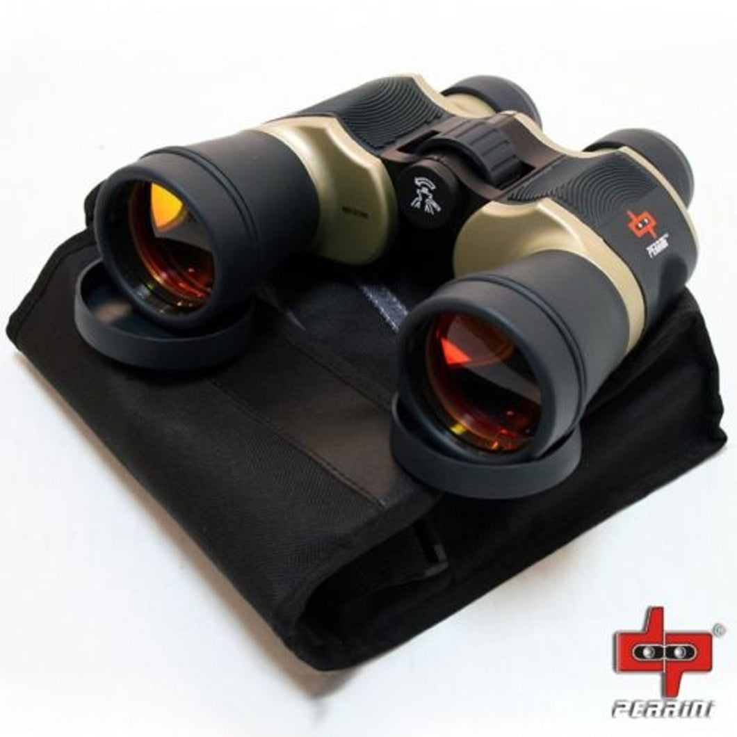 DAY/NIGHT 20X60 HIGH QUALITY OUTDOOR BRONZE BINOCULARS W/POUCH PERRINI CAMPING