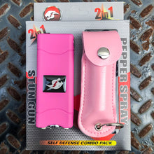 Load image into Gallery viewer, STUN GUN AND PEPPER SPRAY SELF DEFENSE COMBO
