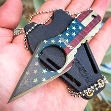 Load image into Gallery viewer, AMERICAN FLAG NECK KNIFE
