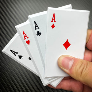 4PC ACES THROWING CARDS