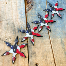 Load image into Gallery viewer, 4 PCS USA FLAG THROWING STARS

