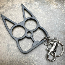 Load image into Gallery viewer, SELF DEFENSE CAT KEYCHAIN
