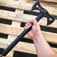 Load image into Gallery viewer, 15.5&quot; BLACK TACTICAL AXE
